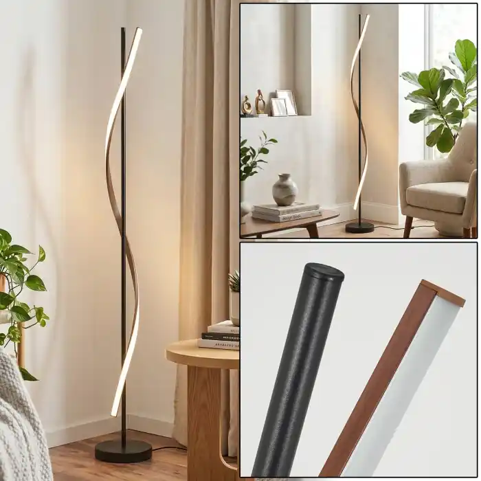 Solir Staande lamp LED Zwart, 1-licht Gecertificeerd
