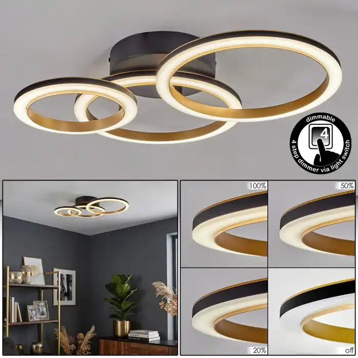 Speciale Aanbieding Tulor Plafondlamp LED Zwart, 1-licht