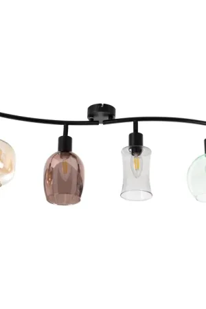 Laatste Kans Nino-Leuchten TELESTO Plafondlamp Zwart, 4-lichts