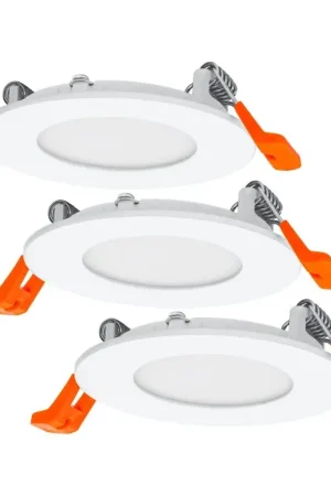 Goedkoop LEDVANCE DOWNLIGHT SLIM Inbouw verlichting Wit, 3-lichts