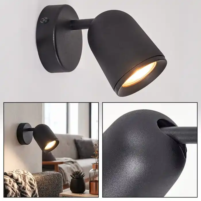Lemak LED wandlamp, verstelbare wandspot met draaibare lampkop voor woonkamer Actieprijs