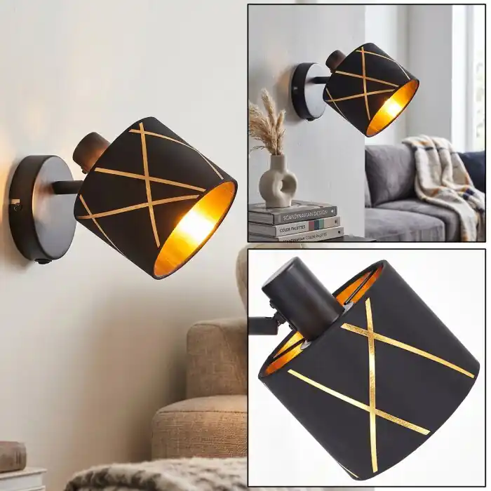Koop Online Opatija verstelbare wandlamp met schakelaar, draaibare en zwenkbare lampkop, E14