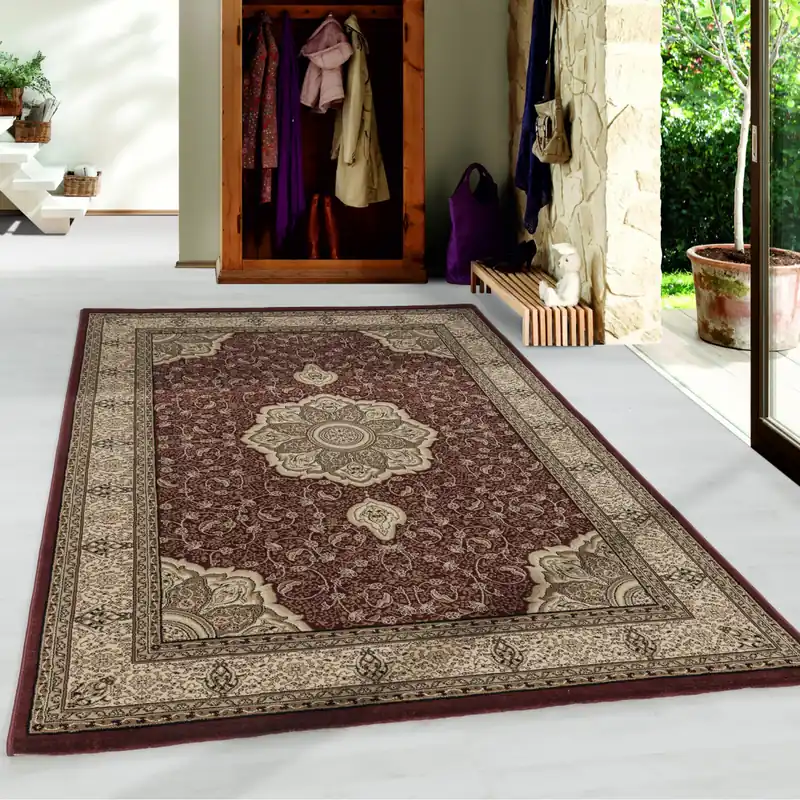 Bukhara Klassiek Rood vloerkleed - Oosters Motief Veilige Betaling