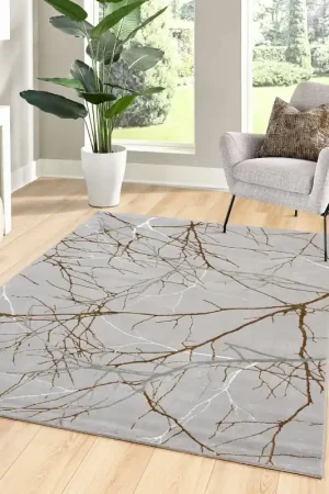 Actieprijs Minye Modern Grijs vloerkleed - Designer