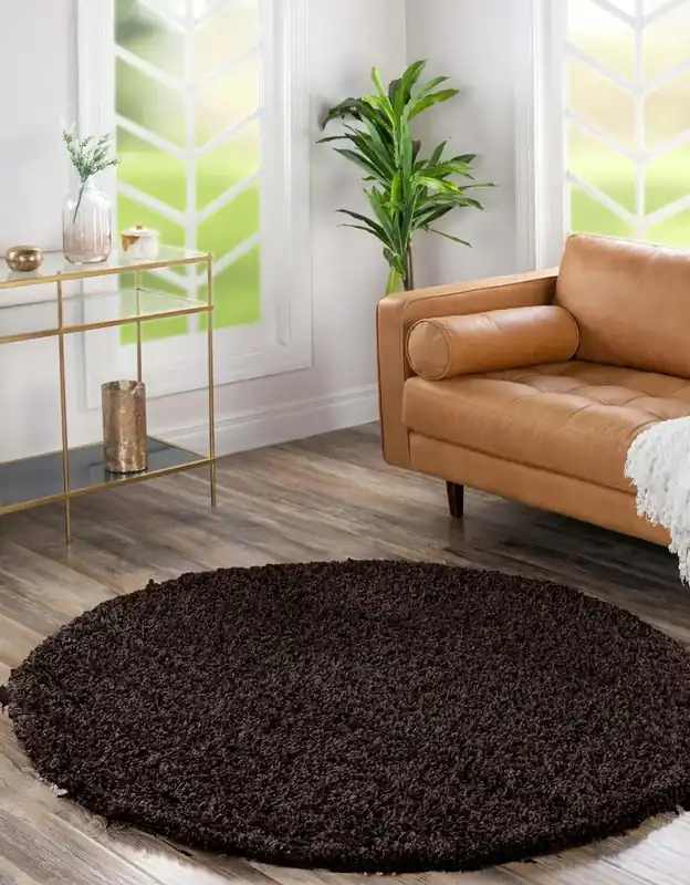 Gratis Retour Candy Shaggy Rond vloerkleed