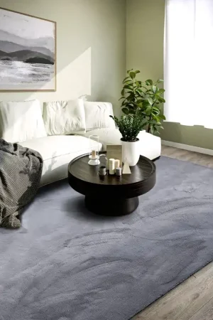 Actieprijs Villeroy & Boch - Hoogpolig vloerkleed - Leon - Antraciet