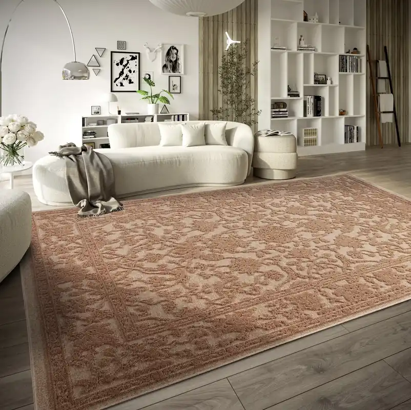 Villeroy & Boch - Laagpolig vloerkleed - Ambroise Naturel - Koper Finale Uitverkoop