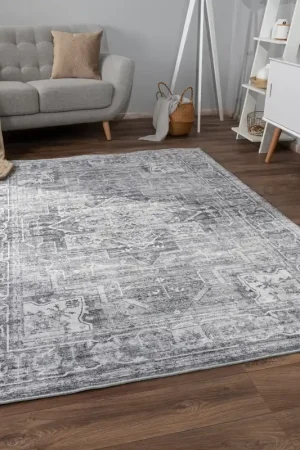 Aanbieding Vintage vloerkleed - Cameris Grijs