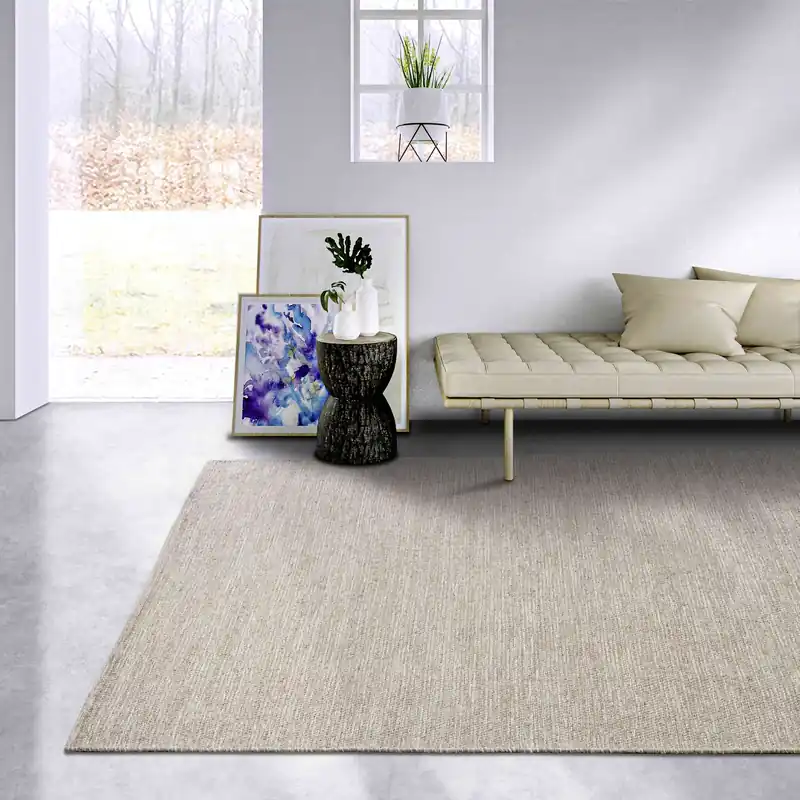 Voordeelprijs Elle Decoration - Wollen vloerkleed - Delhi -Beige